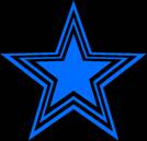 Texas Star 5 pointed star decal sticker graphics

