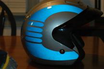 Speed Stripe Helmet Decal Side View
Reflective Decals

