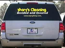 suv reflective web decal advertising sign lettering