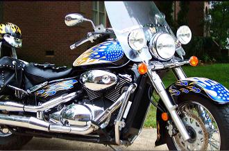 american freedom patriotic motorcycle decal kit
