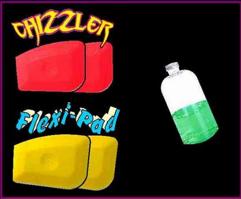 CHIZZLER DECAL REMOVAL TOOL with SOLVENT