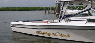 Custom Graphics with Custom Boat Lettering