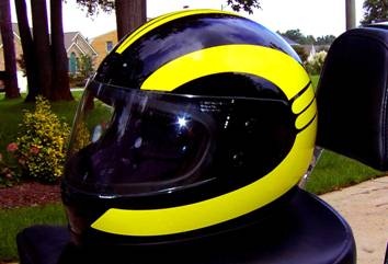 set reflective helmet motorcycle tank decals