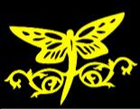 Dragon Fly Reflective Helmet Decal