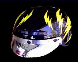 ligntning decal lightning bolts helmet decal