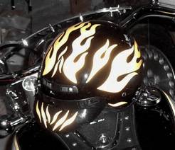 Reflective Helmet Decal,  Reflective Helmet Sticker,  Helmet Sticker, Helmet Flame Graphic,  Reflective Helmet Flame graphic,  Flames,  Reflective Flames