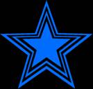Texas Star 5 pointed star decal sticker graphics

