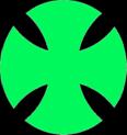 Maltese Cross Reflective Helmet Decal   Decals Sticker  Reflective helmet decals  Helmet Decal  Helmet sticker